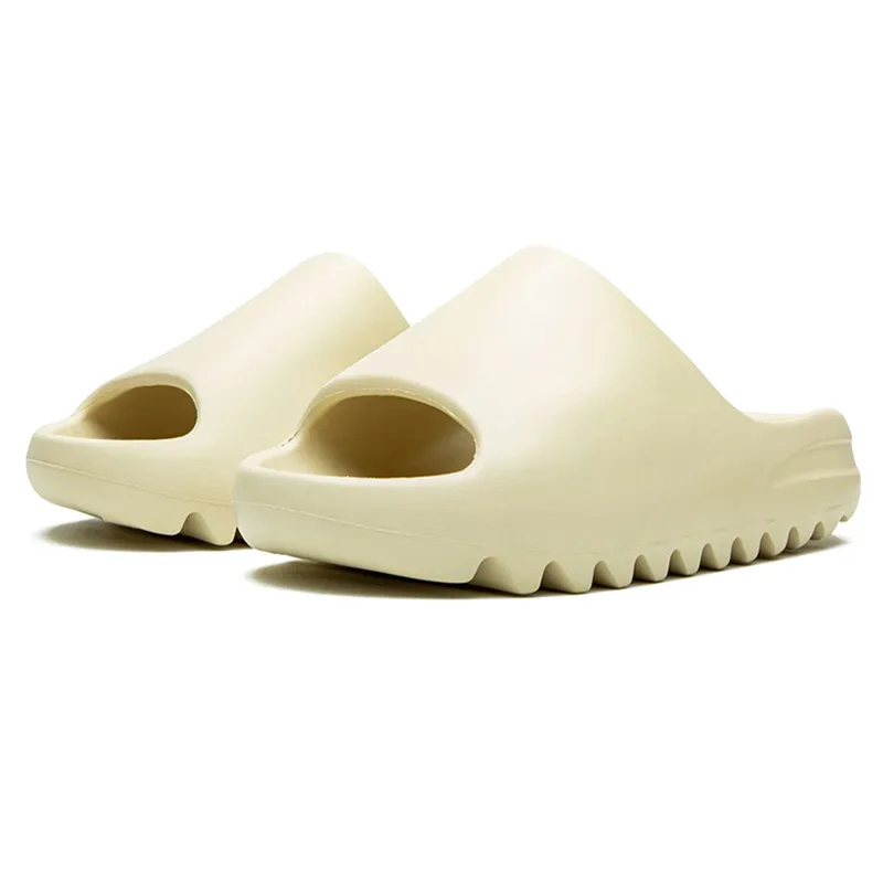 free shipping with box designer mens womens slides slippers sandals desert sand Bone Resin Slate Grey Glow Green slide sandal shoes summer - 3 of 8
