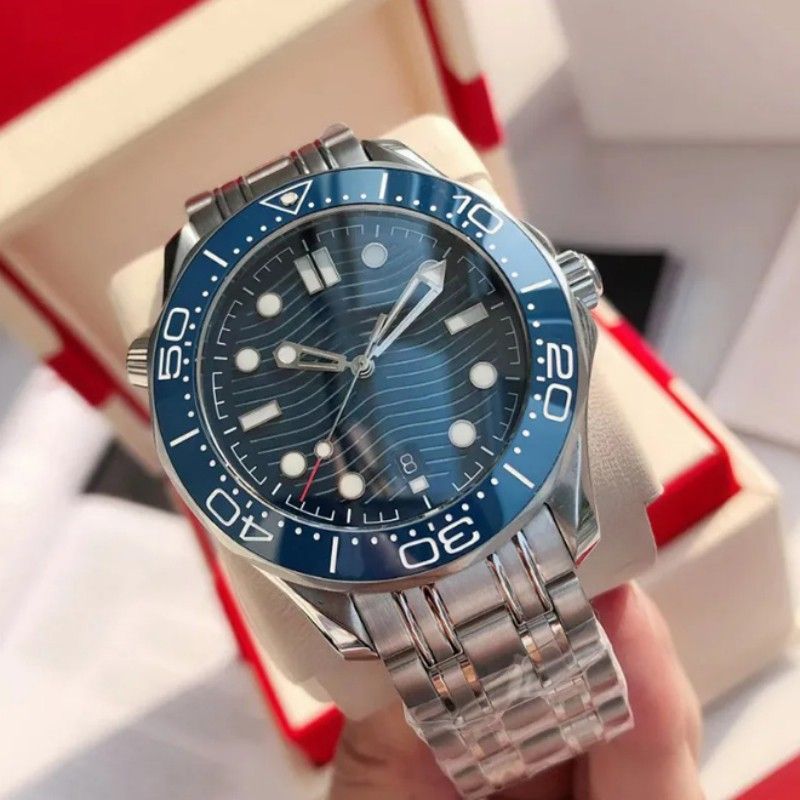 watch mechanical mens watch sapphire glass with day stainless steel waterproof ladies gold watches couples business advanced with box - 3 of 7