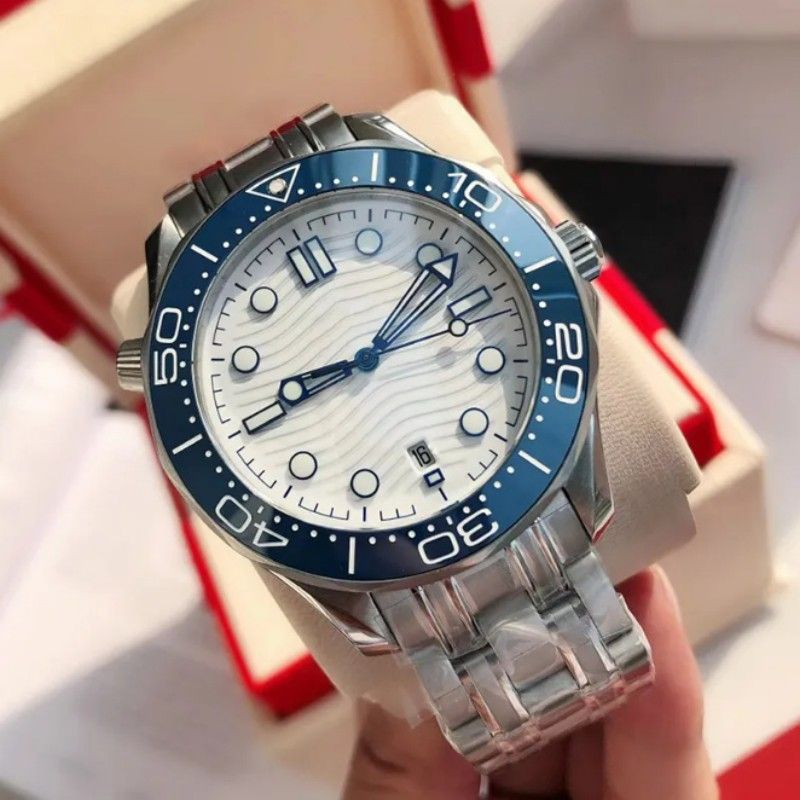 watch mechanical mens watch sapphire glass with day stainless steel waterproof ladies gold watches couples business advanced with box - 2 of 7