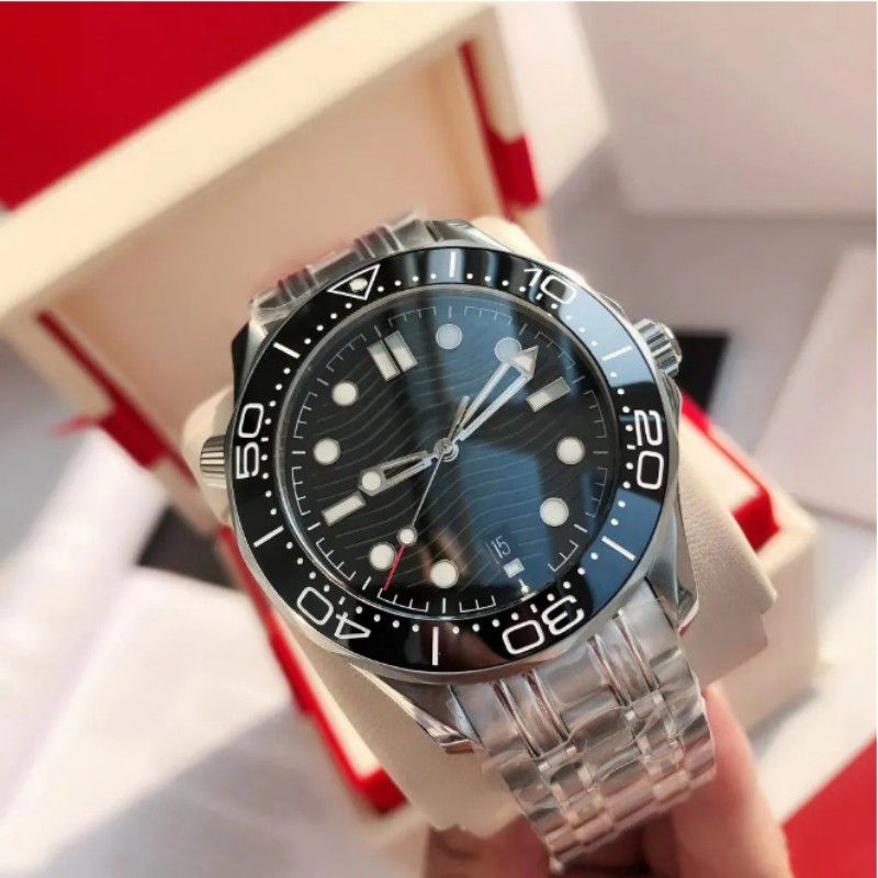 watch mechanical mens watch sapphire glass with day stainless steel waterproof ladies gold watches couples business advanced with box - 1 of 7