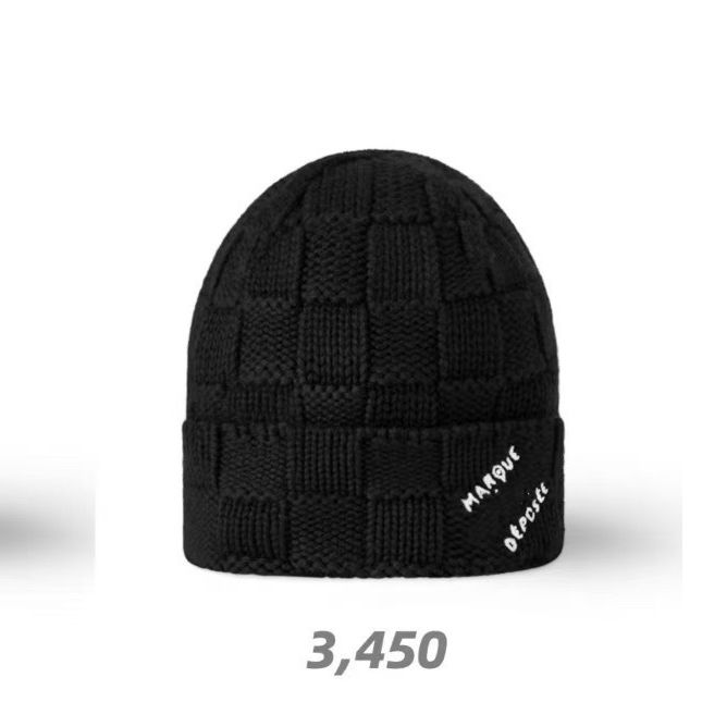 Designer Bean Hat Women Woolen Hat Fisherman Hat Luxury Classic Fashion Winter Wool Warm Belt Box Gift VVX - 3 of 4