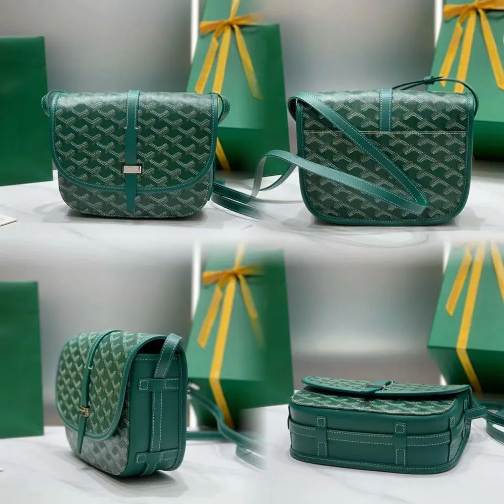 Designer Bag Saddle bag Shoulder Bag Message Bag Luxury Bag High Quality Women's Handbags Purses Leather Crossbody Designer Bags Mother Bag Large Green Shopping Bag - 3 of 9