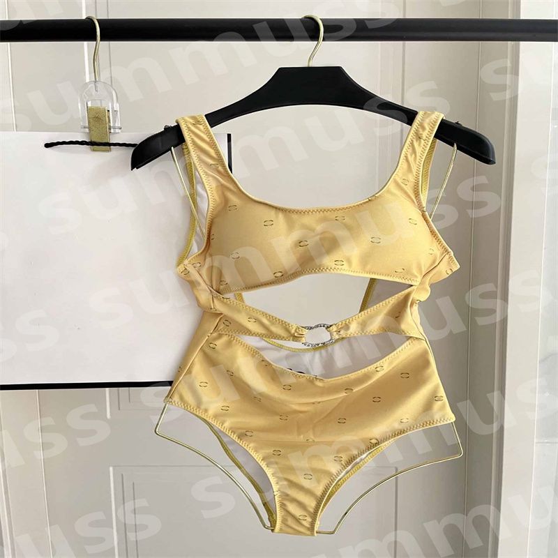 Designers Sexy 1 Piece Swimwear Women Fashion Swimsuit Summer Vacation Bathing Suit High Cut Beachwear Solid Print New Bather Bikini - 5 of 8