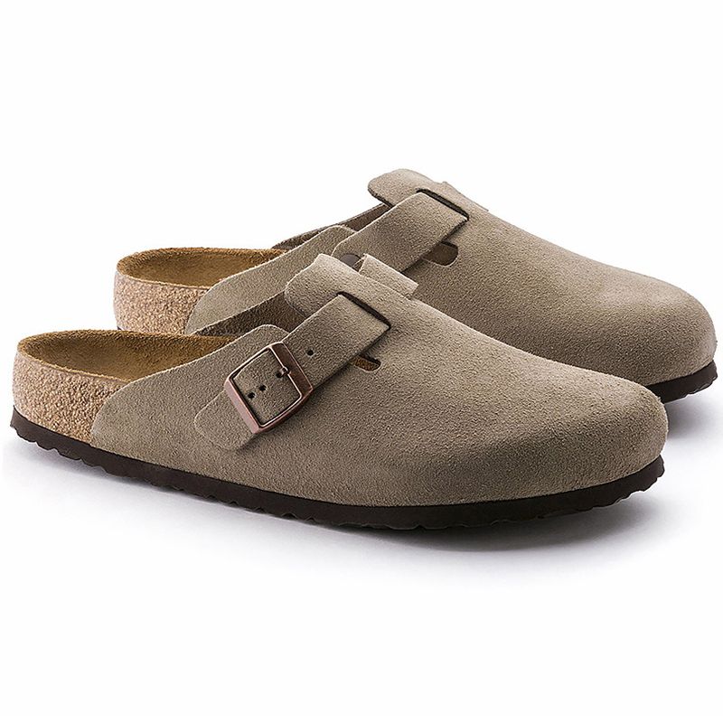 free shipping with box designer slippers men women clogs suede leather mules mens stylish slides outdoor comfortable sandals black brown sand grey shoes - 3 of 9
