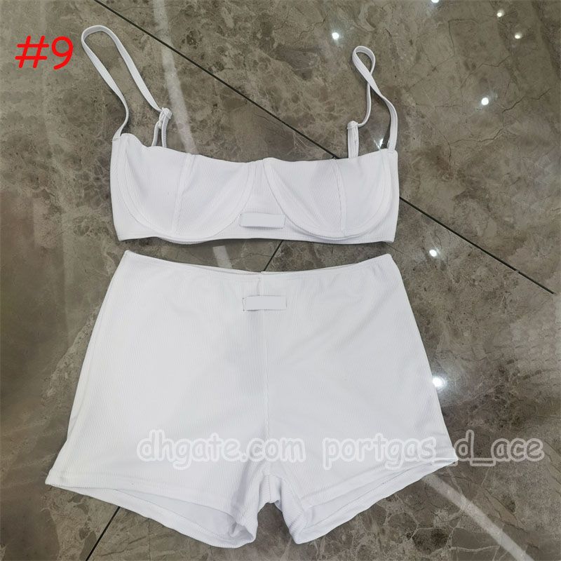 Designer Striped Triangle Bikinis Swimwear Brand Women Sexy Halter Cup Up Beach Swimsuit Luxury Summer Pool Party Tankinis Bathing Suit - 4 of 8