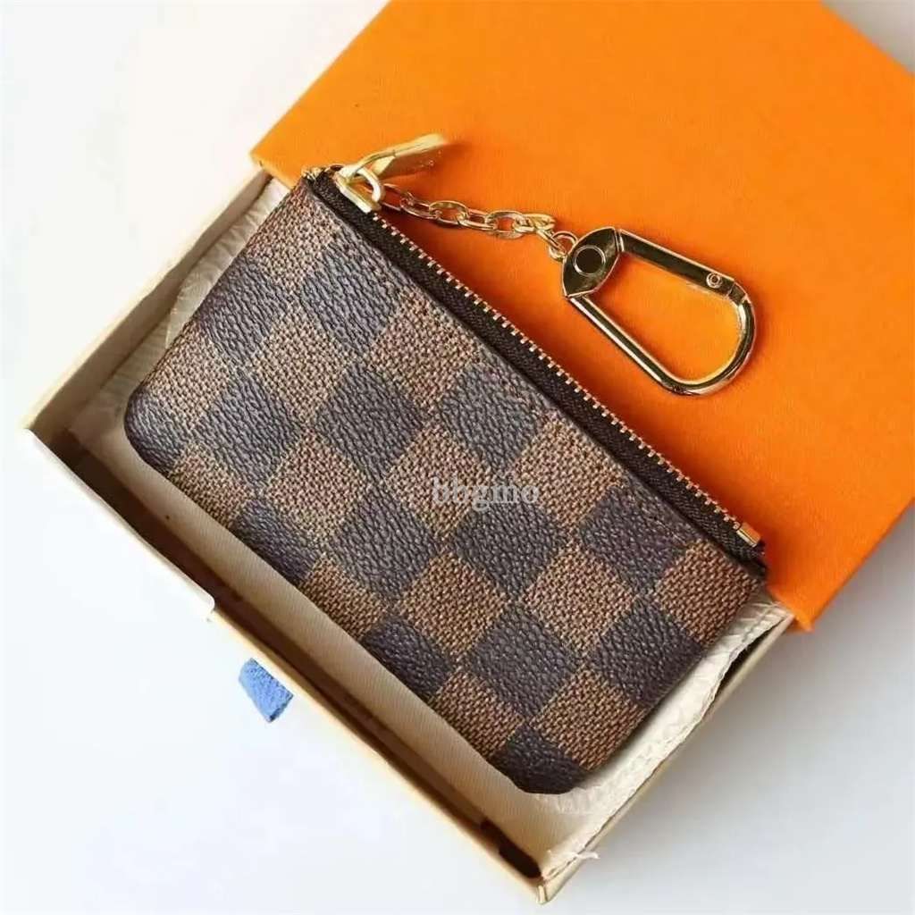 DRAGONNE KEY HOLDER Keychains Accessories Designer wallet Floral Canvas Keychain Car Key Chain Ring Charm Pochette Accessoires essential Tag Bag Stamping Stamp 02 - 6 of 8