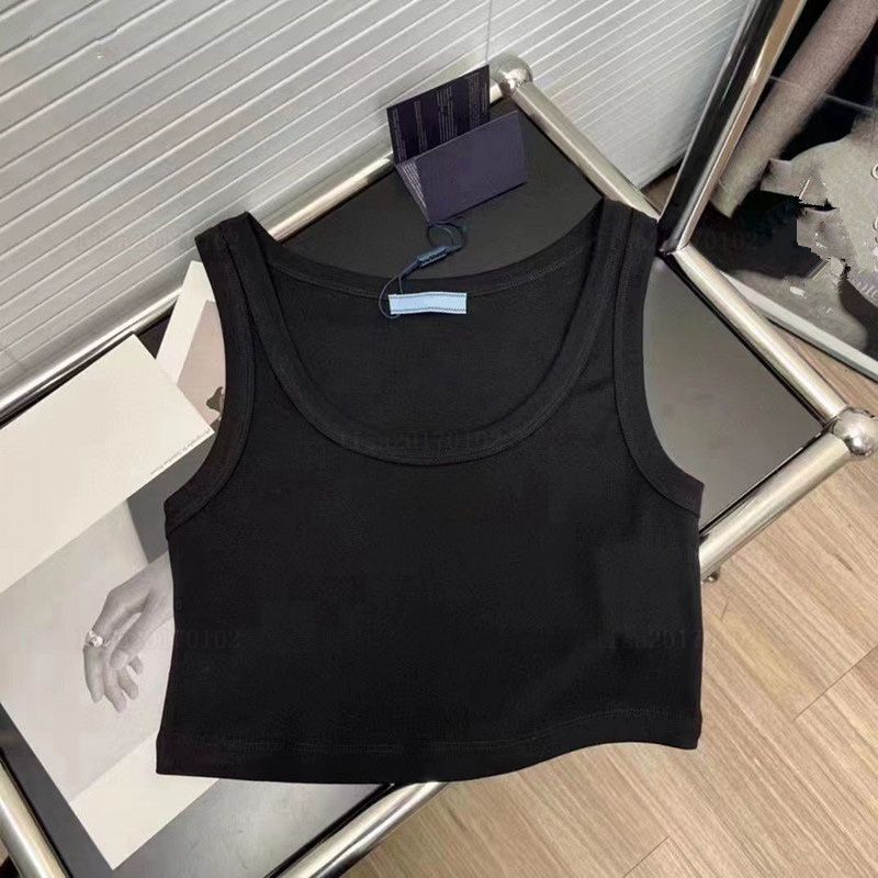 Designer tank top brands summer knitted women's t-shirt tops shirt high elasticity slim fit vest camis sexy sleeveless vest top braces tank - 6 of 8