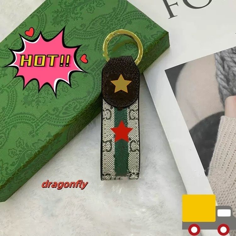 Designer Keychain Two items cheaper Fashion Men Women purse Keychain luxury High Quality Leather Bag Lanyard Gold Plated Key chain Car bag charm with box TOP001 - 3 of 9