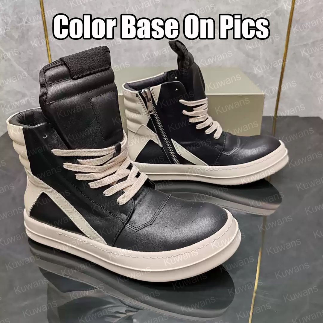 Designer Sneakers Van Casual Shoes Geobasket Boots Sneaker Trainers Genuine Leather Runaway Vintage Low Top Canvas Suede Men Women Shoe - 7 of 9