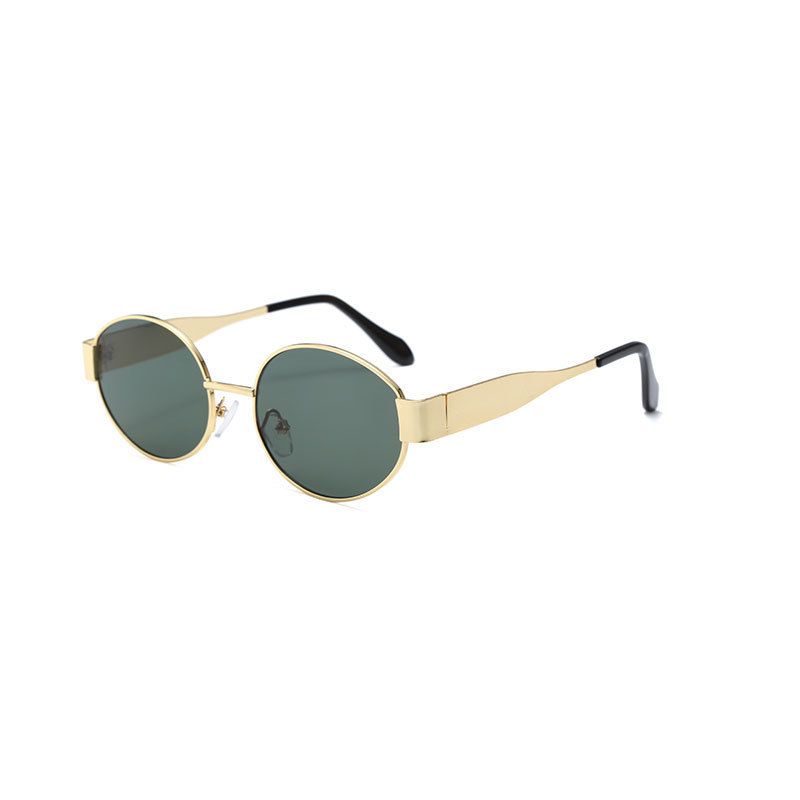 Fashion Luxury designer sunglasses for womens men glasses same Sunglasses as Polarize beach street photo small sunnies metal full frame with brown box sonnenbrille - 7 of 9