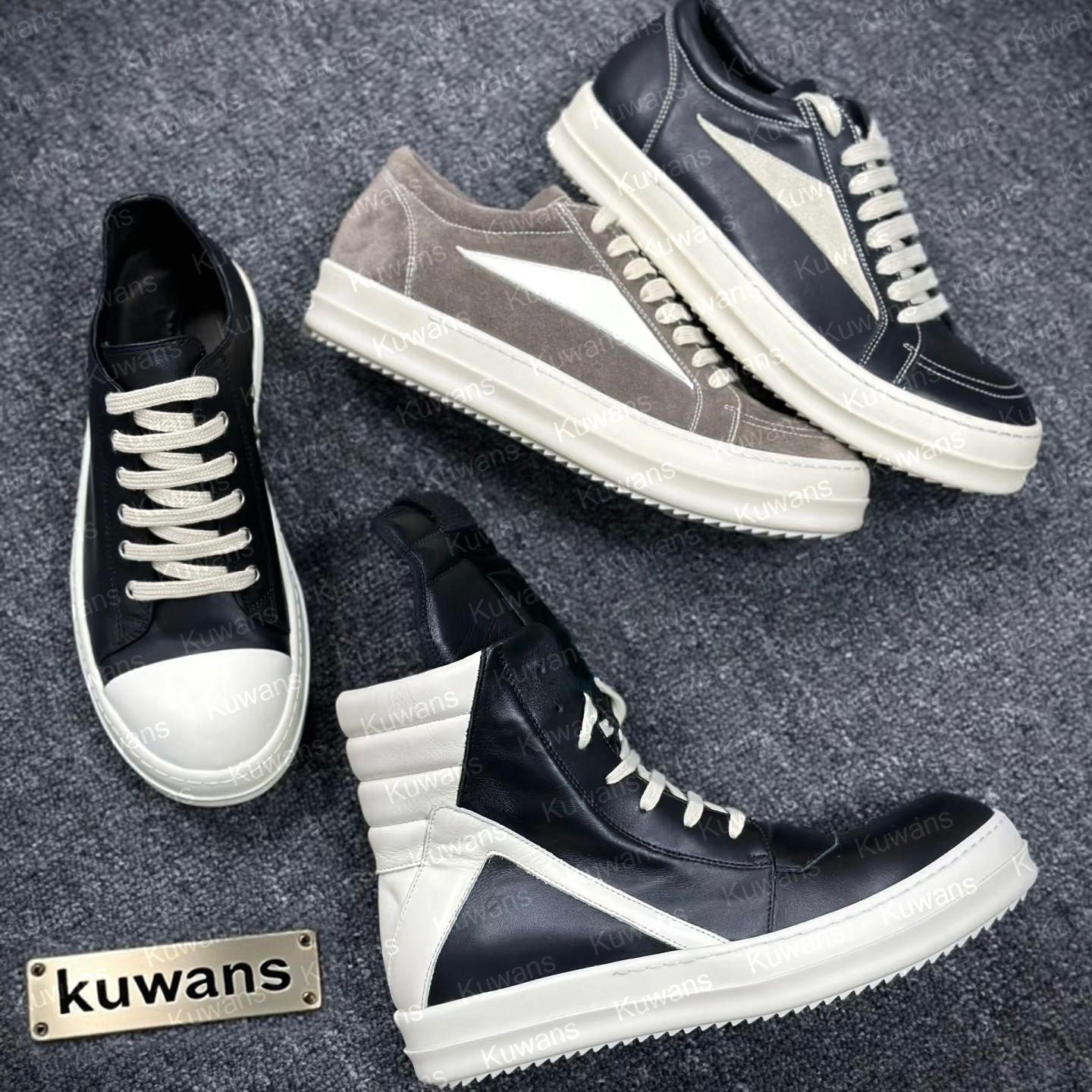 Designer Sneakers Van Casual Shoes Geobasket Boots Sneaker Trainers Genuine Leather Runaway Vintage Low Top Canvas Suede Men Women Shoe - 2 of 9
