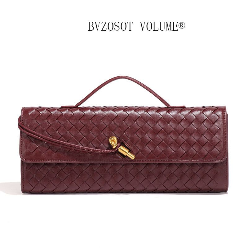 Fashion Hand - knitted Evening Baguette Bag Accordion Bag Horizontal - style Handheld Single - shoulder and Cross - body Bag bags - 4 of 8