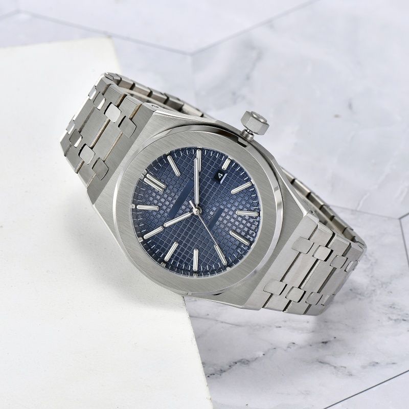 men's watch automatic mechanical skeleton watch classic style 42mm stainless steel sapphire luminous - 9 of 9