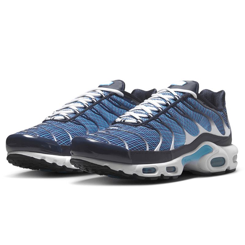 with box running tn shoes men women tns utility designer sneakers triple black white red navy blue pink green brown mens womens tnss outdoor sports trainers - 3 of 9