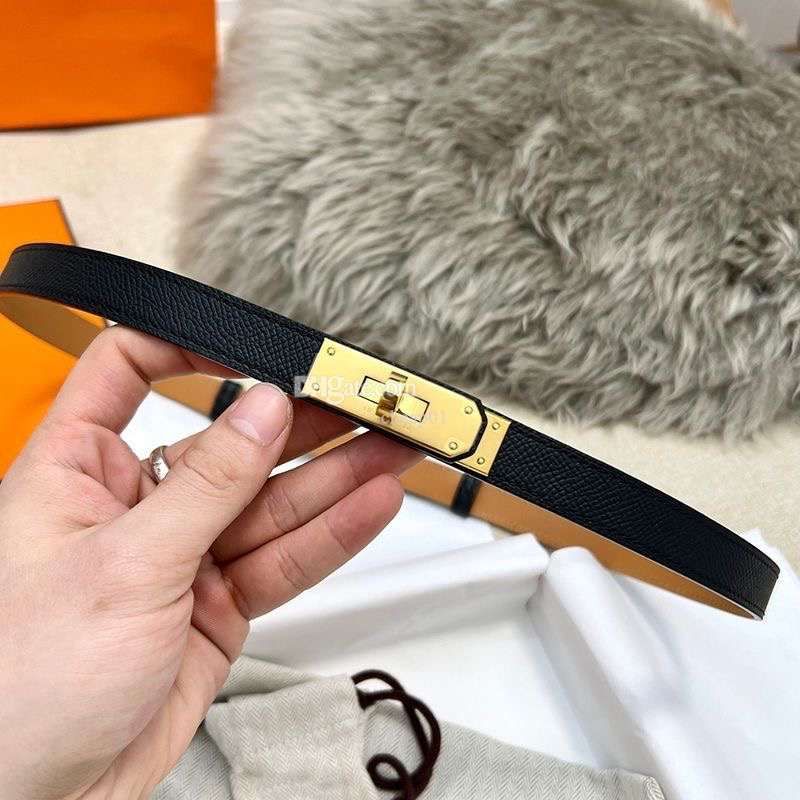 Top Designer belt man Luxury brand Belt classic belts womens belt black belt standard length gold letters Width 2.0cm fine leather H belt with box - 2 of 8
