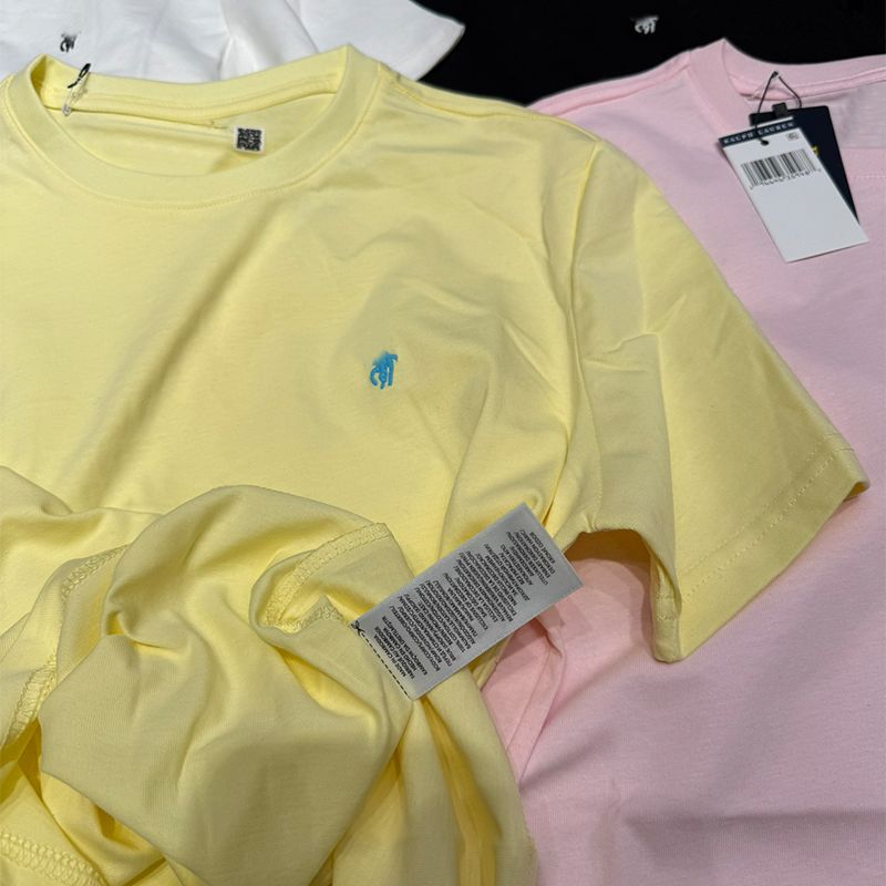 Multicolor Womens Tops T-Shirt Size XS S M L Womens Tops Family Clothes Polo ShIrt Matching Outfits Cotton Sleeve Tops Tees Luxury Unisex Fat - 2 of 4