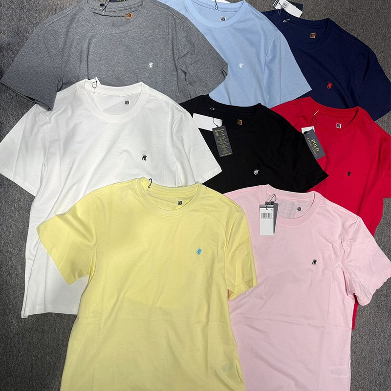 Multicolor Womens Tops T-Shirt Size XS S M L Womens Tops Family Clothes Polo ShIrt Matching Outfits Cotton Sleeve Tops Tees Luxury Unisex Fat - 1 of 4