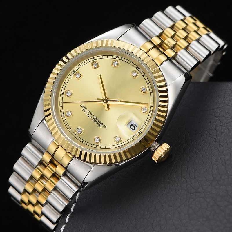 ZDR Couples Watches 28/31/36/41MM Size Stainless steel strap Japanese Quartz movement Wristwatches Super Luminous Women Men Watch Gifts - 5 of 9