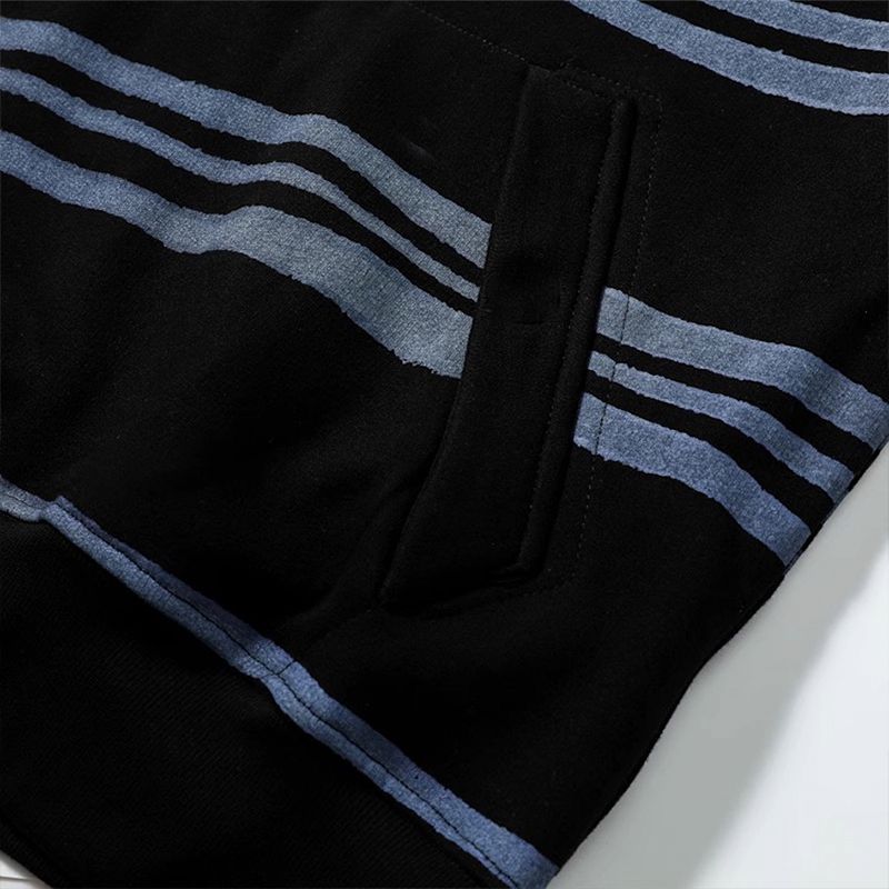 Topstoney Designer Hoodies Spring Mens Striped Hoodie Cotton Super Large Hoodie Long Sleeve Street Clothing Fashion Top Jumper - 8 of 8