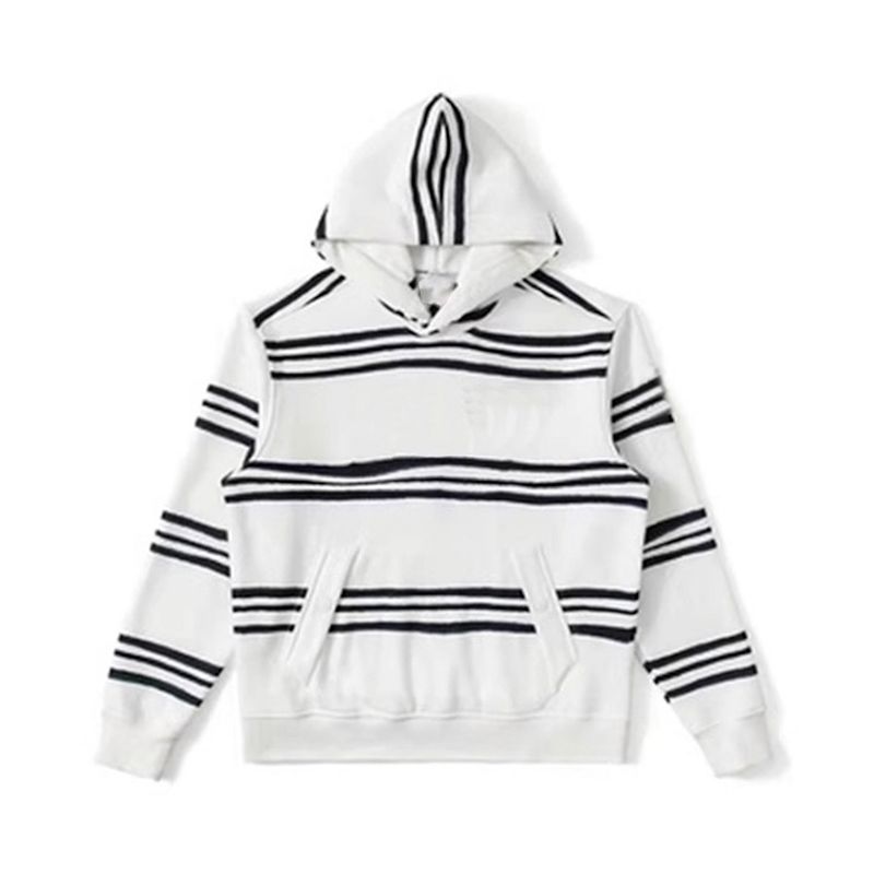 Topstoney Designer Hoodies Spring Mens Striped Hoodie Cotton Super Large Hoodie Long Sleeve Street Clothing Fashion Top Jumper - 3 of 8