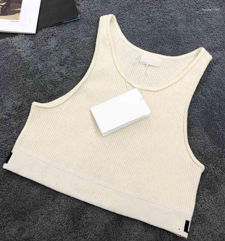 Women's T Shirts Women Tank Top Womens Designer Shirt Black White Strip Letter Summer Short Sleeve Ladies Clothing Size S-L Camis Tops Femme - 6 of 9