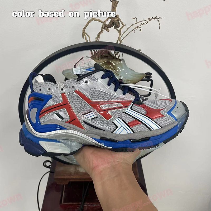 designer shoes runner sneakers Track Casual 7.0 7.5 For Men Women Luxury Sneaker Hiking Shoes Dark Grey Black Silver Pink White Red Platform Paris Shoe Size 35-46 - 6 of 8