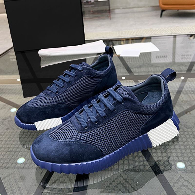Designer Bouncing Sneakers Luxury Leather Mens Shoes Suede Trainers Fashion Jet Sneaker Breathable Outdoor Sports Casual Shoes 959 - 1 of 8