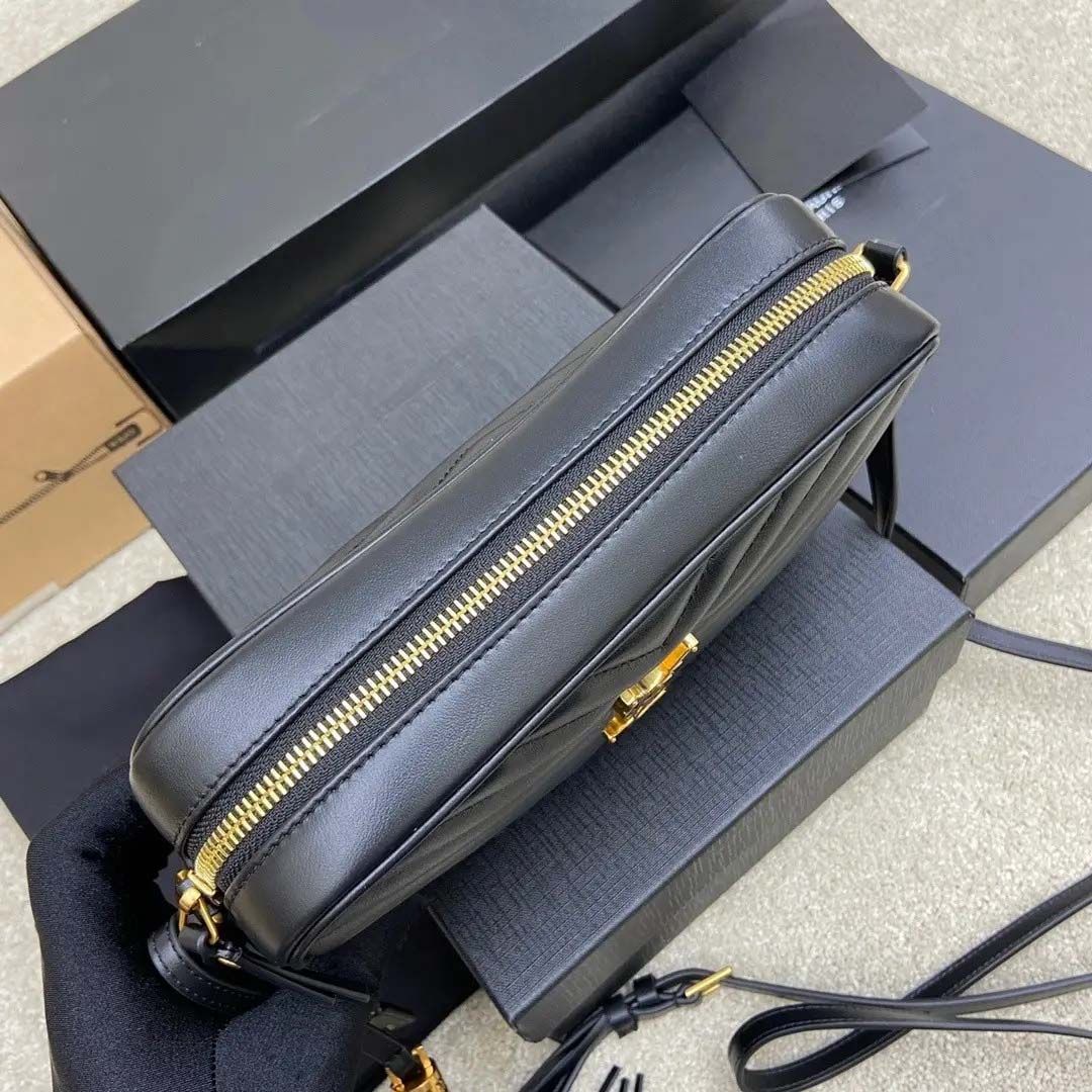 designer bag luxury bag shoulder bag wallet yslcross body bag womens camera bag high quality leather mini shoulder bag fashion envelope bag underarm bag - 7 of 9