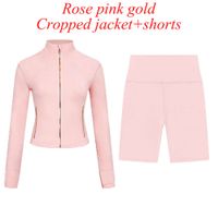 2pc Rose pink gold J+S