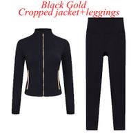 2pc Black Gold J+L