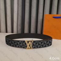 07=Gold Buckle+Dark Blue Plaid