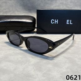 Designer Sunglasses for women oval frame Sunglasses Womens fashion sunglasses Luxury Sunglasses Eyewear Mens eyeglasses Lunette de Soleil Sun Glasses Box - denook