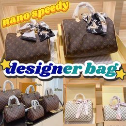 bag designer bag nano speedy handbag womens shoulder luxury bag clair solid casual simple bags purse Sac - denook