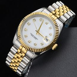 ZDR Couples Watches 28/31/36/41MM Size Stainless steel strap Japanese Quartz movement Wristwatches Super Luminous Women Men Watch Gifts - denook