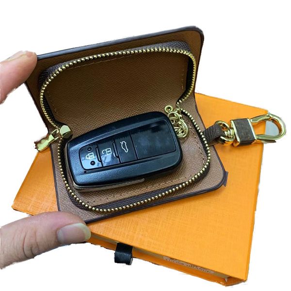 Fashion Keychain Buckle Bag Car Keychains Handmade Leather Men Women key chain Bags Pendant Accessories - Fashion Accessories - denook