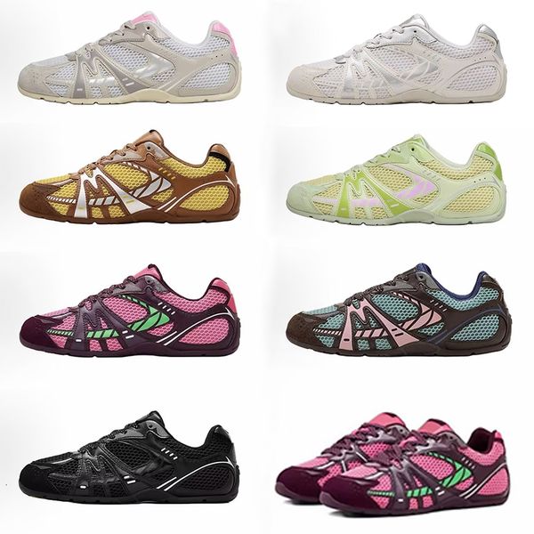72 Spring Sneaker Women Designer Mj Shoes Fashion Y2K Running Shoes Color Block Flat Trainers Breathable Mesh Casual Athletic Shoes 1182 - Bags, Shoes & Accs - denook