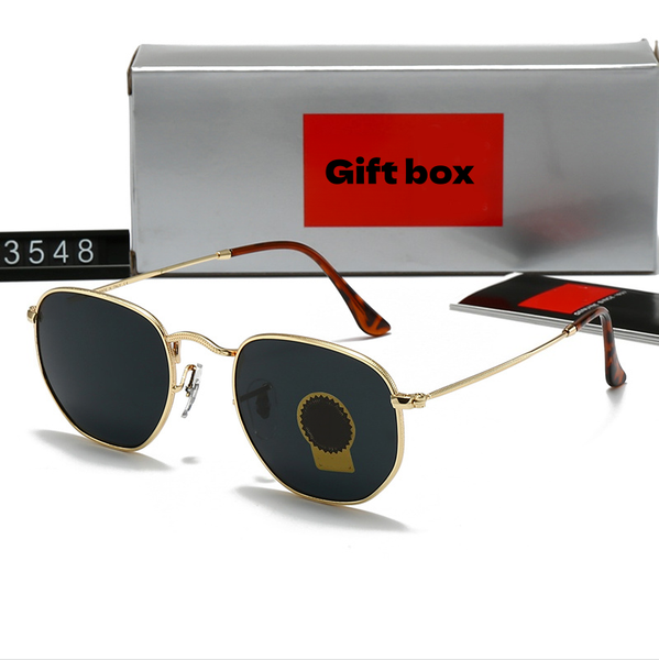 Luxury designer sunglasses rb sunglasses Hexagonal metal sunglasses Top quality gafas 3548 3447 luxury UV400 Eyewear Classiceyeglasses for men and women 51mm - Bags, Shoes & Accs - denook