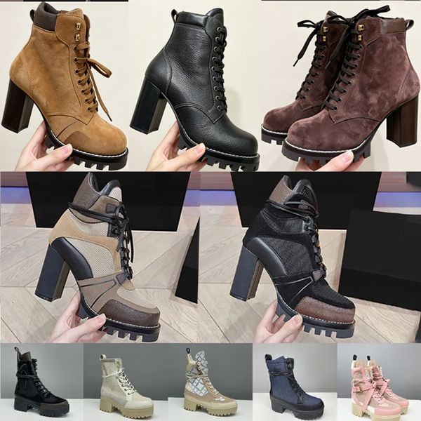 Designer Ankle Boots Women Winter Martin Boot Star Trail Boots Classic Desert Boots Low Heels Boots Real Leather Boots Vintage Boots Fashion Platform Shoes 013 - Shoes & Accessories - denook