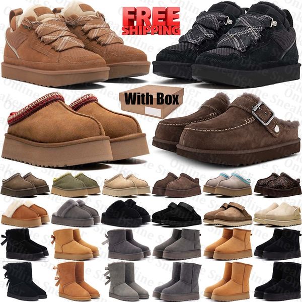 Designer With Box uggswoman boots uggsman ugglowmel uggtasman ugggoldenstar goldenstar evelina clogs slippers mens womens sneakers tasman lowmels tazz Shoes - Shoes & Accessories - denook