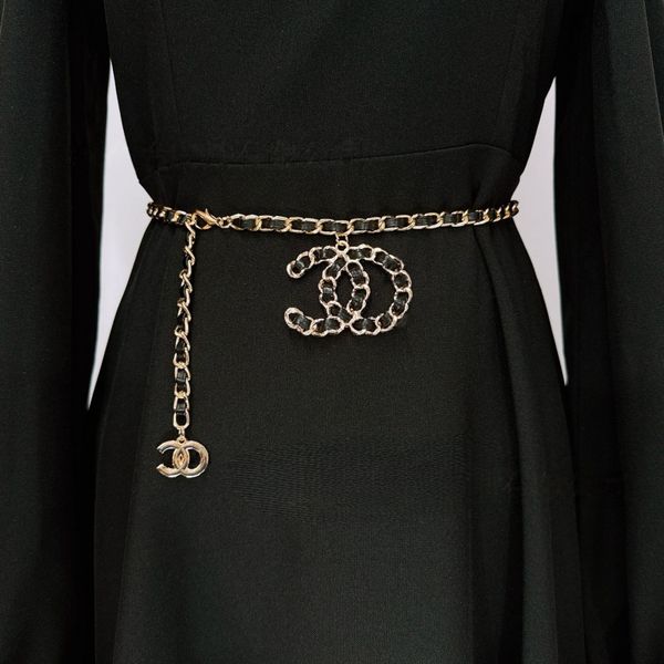 Fashion Joker Woven Chain Lady Accessories Waist Chain with Suit Skirt Trend Senior Lady Decorative Waist Chain - Fashion Collection - denook