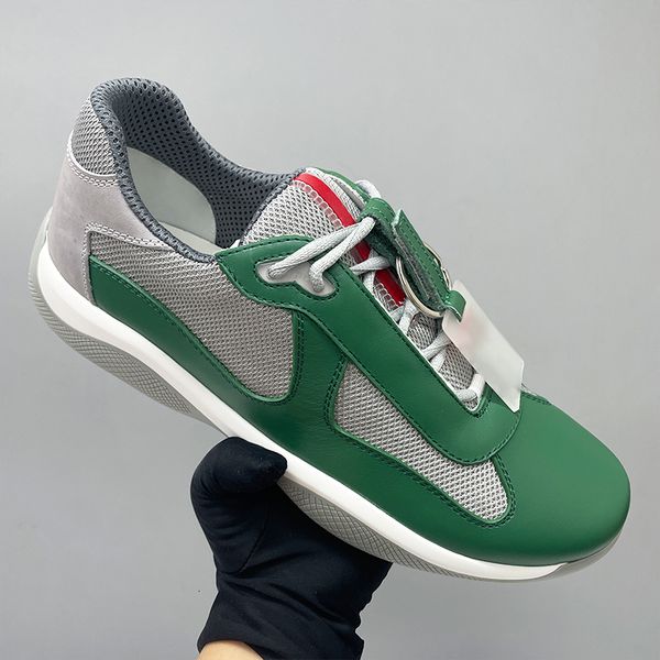 Genuine Leather Mens Cup Sneakers EU47 Designer Shoes Luxury Casual Sneaker Mans Sport Shoes Outdoor Trainers Running Shoes 447 - Shoes & Accessories - denook