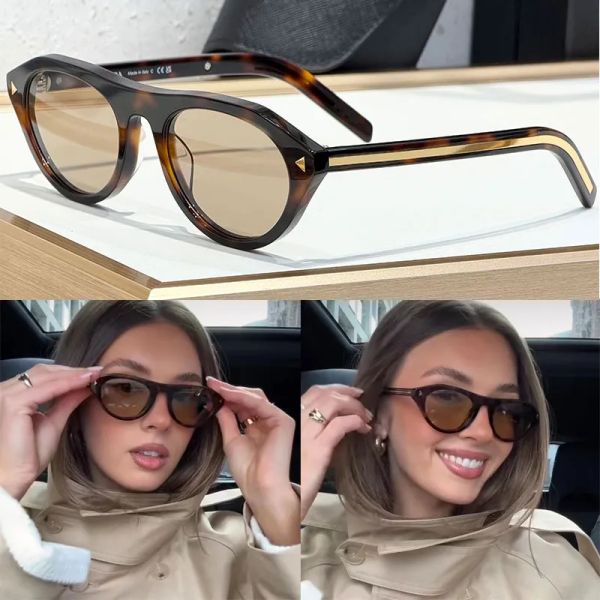 Sunglases Designer Women Beach Trendy Classic Square Metal Legs Letter Design Cat Eye Top Quality Eyeglasses Oval Luxury Monogram Sunglasses PR B15S 12A - Fashion Accessories - denook