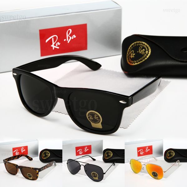 With Box Luxury Sunglasses UV400 Protection Polarized Option Glasses Polished Silver Frame Designer Sunglasses Outdoor Flying Beach Sunglasses For Women Men - Bags, Shoes & Accs - denook