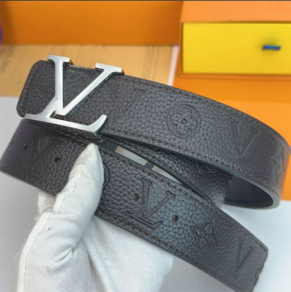 Luxury belt men designers for belts fashion business daily belt wholesale mens waistband womens metal letter buckle reversible with box - Fashion Accessories - denook