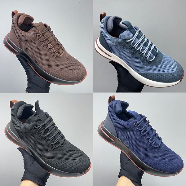 10A Men Luxury Knit Trainers 2026 Week End Walk Sneakers Mens Designer Storm System Technical Mesh Lace Up Cushion Sole Sport Shoes 1168 - Shoes & Accessories - denook