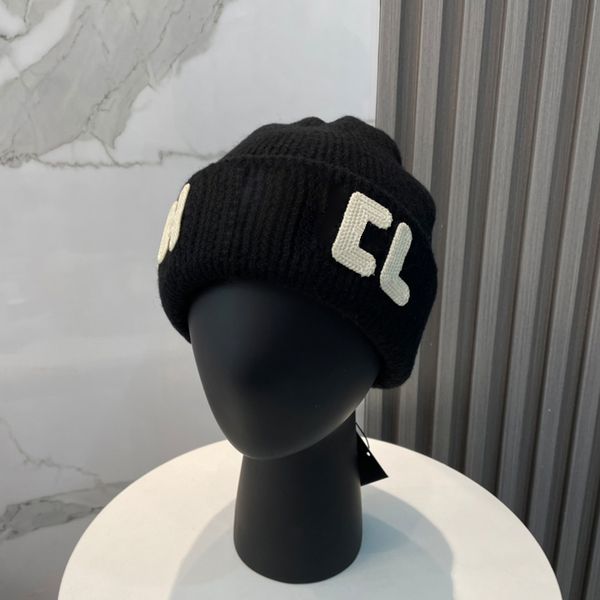 Womens Designer Beanies Winter Autumn Mens Wool Bonnet Luxury Warm Fitted Hats Double Letters Soft Cashmere Street Fashion Beanie Hats nice - Fashion Collection - denook