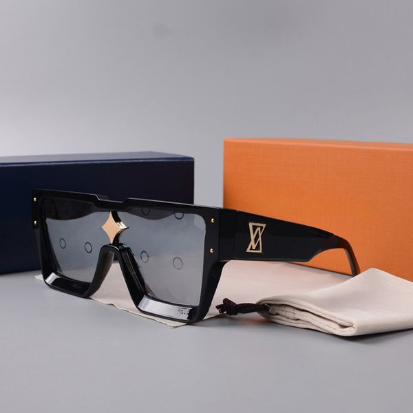 Designer Sunglasses Man Sunglasses Woman Fashion Glasses Rectangle Big Full Frame Letter Design for Man Women 5 Option Top Quality - Bags, Shoes & Accs - denook