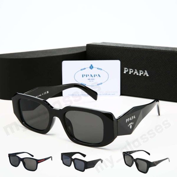 Luxury Designer Sunglasses Symbole Triangular Signature Angular Frame UV400 Protection Anti Glare Eyewear for Men Women Fashion PR17WS Sun Glasses with Box - Bags, Shoes & Accs - denook