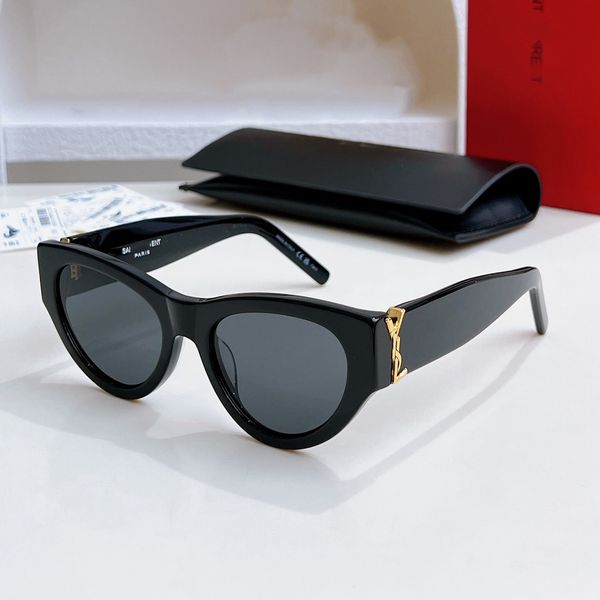 designer sunglasses M94 Luxury For Womens Mens Fashion Oval frame Metal Goggles Designer Sunglasses Protect eyes Anti-UV400 gift - Fashion Accessories - denook