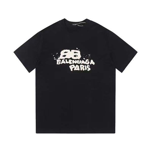 Men's T-shirt, Women's T-shirt, Designer T-shirt, High quality letter layer printed short sleeved loose casual T-shirt, 100% pure cotton men's and women's top PG - Apparel - denook